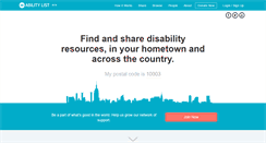 Desktop Screenshot of abilitylist.org